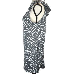 Evolution & Creation Swim‎ Lounge Hooded Coverup, Gray & White Medium